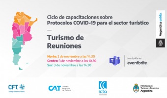 CONTINAN LAS CAPACITACIONES NACIONALES SOBRE PROTOCOLOS COVID-19 PARA PRESTADORES DEL SECTOR TURSTICO