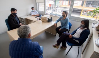EL JEFE REGIONAL DE ANSES VISIT LA CIUDAD
