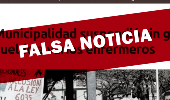 FAKE NEWS: ENFERMEROS NO FUERON SUSPENDIDOS SIN GOCE DE SUELDO