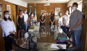 VISITA DE LA MINISTRA DE LAS MUJERES, GNEROS Y DIVERSIDAD DE LA NACIN