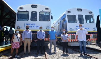 EL INTENDENTE, PRESENTE EN LA INAUGURACIN DEL RETORNO DEL TREN A DIVISADERO