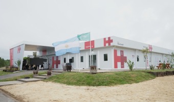 INICIAN LOS TESTEOS EN EL HOSPITAL MODULAR