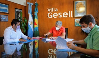 FIRMA DE CONVENIOS PARA LAS OBRAS EN LOS ACCESOS DE LAS LOCALIDADES DEL SUR
