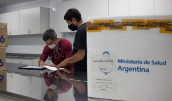 LLEGARON 1350 DOSIS DE VACUNAS
