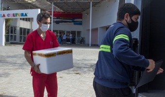 VILLA GESELL RECIBI 900 DOSIS DE VACUNAS CONTRA COVID-19