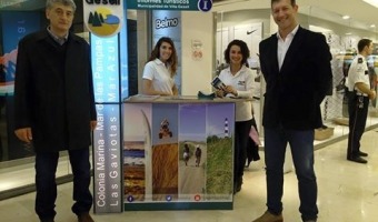 Turismo inaugur stand en el Shopping Los Gallegos de Mar del Plata