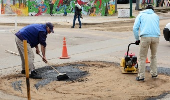 Se contina con el plan de bacheo
