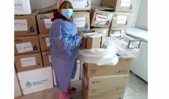 COVID-19: LLEGARON 600 DOSIS