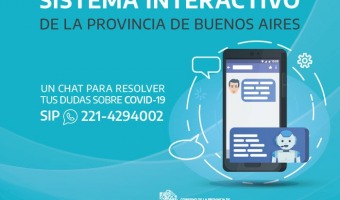 PROVINCIA LANZ UN CHAT PARA BRINDAR INFORMACIN SOBRE COVID-19