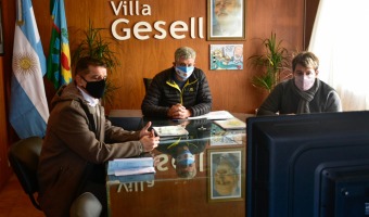 AVANZAN LAS TRATATIVAS PARA LA CONSTRUCCIN DE LA CASA DE LA PROVINCIA EN VILLA GESELL