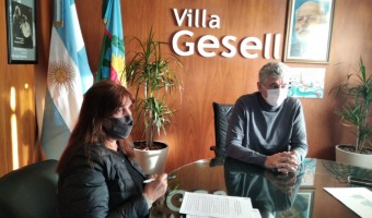 EL EJECUTIVO SE REUNI CON LA MINISTRA DE GOBIERNO PROVINCIAL
