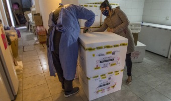 LLEGARON 3400 DOSIS DE VACUNAS CONTRA COVID-19
