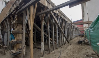 SIGUEN LOS TRABAJOS PARA NUEVAS AULAS EN LA ESCUELA PRIMARIA N 4