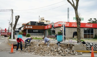 AVANZA LA CONSTRUCCIN DE NUEVAS VEREDAS Y RAMPAS DE ACCESO  EN EL CENTRO