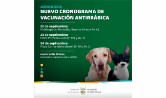 SE PROGRAMAN JORNADAS DE ZOONOSIS EN LA ZONA CNTRICA