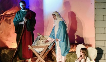 Gran concurrencia al Pesebre viviente