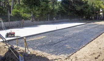 NUEVO PLAYN DEPORTIVO PARA LA ESCUELA N 5 DE MAR AZUL