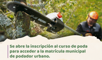 APERTURA DE LAS INSCRIPCIONES AL CURSO DE PODA