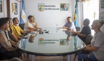 EL SECRETARIO DE HBITAT SE REUNI CON BOMBEROS ADJUDICATARIOS DE LOTES CON SERVICIOS