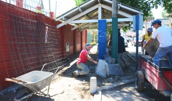 Reparacin de veredas en Escuelas primarias pblicas