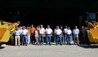 La Comuna adquiri dos nuevas palas cargadoras 0 Km