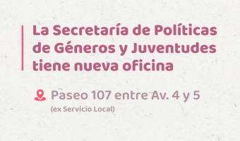REUBICACIN DE LA SECRETARA DE POLTICAS DE GNEROS Y JUVENTUDES
