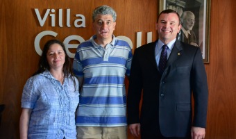 Visita del Cnsul paraguayo