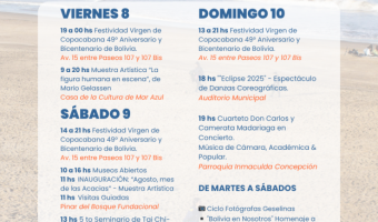AGEND TU FIN DE SEMANA CULTURAL!