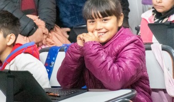 SE INAUGUR UNA NUEVA AULA TECNOLGICA EN LA ESCUELA N. 2