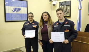 EL HCD DISTINGUI A BOMBEROS DE NUESTRA CIUDAD
