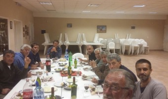 Asado de fin de ao en el Club de Pesca, Caza y Nutica