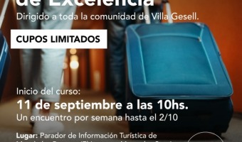 ESTE JUEVES, COMIENZA EL CURSO DE ANFITRIN TURSTICO DE EXCELENCIA