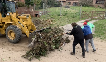 CORRALN: AVANZA LA RECOLECCIN DE RESTOS DE PODA EN DISTINTOS PUNTOS DEL PARTIDO
