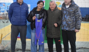 EL EJECUTIVO RECIBI A LA NADADORA GESELINA DAHIANA ORELLANA
