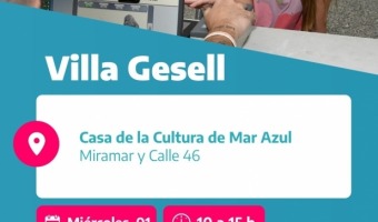 ESTE MIRCOLES, COMIENZA UN NUEVO OPERATIVO DE DOCUMENTACIN EN VILLA GESELL