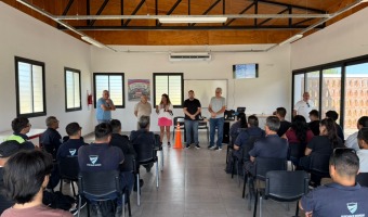 SE REALIZ� UNA CAPACITACI�N PARA AGENTES DE TR�NSITO Y SEGURIDAD