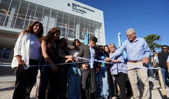 BARRERA Y KICILLOF INAUGURARON EL NUEVO EDIFICIO DE LA ESCUELA SECUNDARIA N�5 MARIANA HOROWITZ