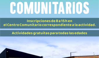 SE ABRE LA INSCRIPCI�N A LOS TALLERES EN LOS CENTROS COMUNITARIOS