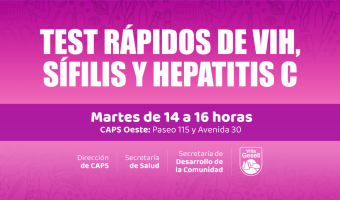 SALUD: TESTS R�PIDOS DE VIH, S�FILIS Y HEPATITIS C