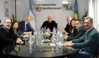 EL INTENDENTE GUSTAVO BARRERA RECIBI� AL C�NSUL DE ITALIA, ANDREA VARISCHETTI