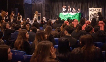EL COLEGIO SAN PATRICIO COMENZ� CON EL SIMULACRO DE NACIONES UNIDAS