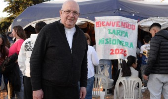 EL OBISPO MONS. ERNESTO GIOBANDO PARTICIP� DE LA CARPA MISIONERA EN VILLA GESELL