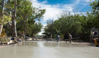 comenzaron los trabajos de pavimentacin de Circunvalacin