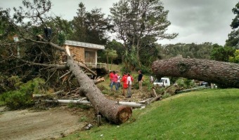 Barrera remarc el esfuerzo de los geselinos ante el peor temporal de la historia de Gesell